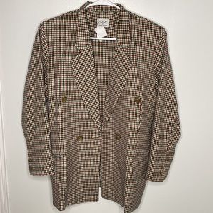 Stylo Moda Casual Gingham set | Blazer & Skirt